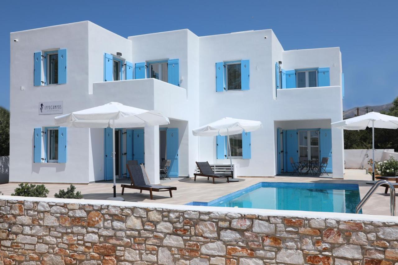 Ippocampos Seaside Serenity - Unwind At Paros Poolside Retreats Alikí Exterior foto